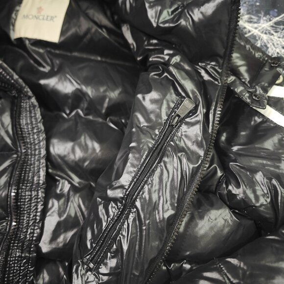 Moncler Black Hooded Down Jacket - Picture 9 of 10